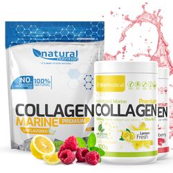 Collagen Premium - Hydrolyzovaný rybí kolagen 300g Stevia Lemon Fresh
