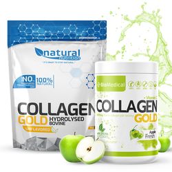 Collagen Gold - Hydrolyzovaný kolagen 300g Stevia Apple Fresh