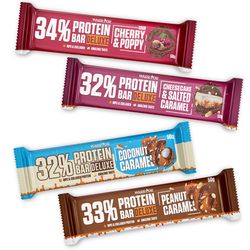 Protein Bar DeLuxe - Proteinové tyčinky 18x50g Salted Caramel & Cheesecake